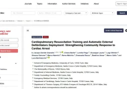 L'articolo sul sito della rivista  scientifica Emergency care and medicine